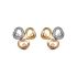 839390-9002|Buy Chopard Happy Curves Yellow Rose White Gold Earrings