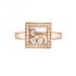 829224-5039 | Buy Online Chopard Happy Curves Rose Gold Diamond Ring