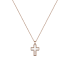 79A409-5001 | Chopard Happy Diamonds Cross Rose Gold Diamond Pendant