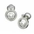 833957-1001 | Buy Chopard Happy Diamonds White Gold Diamond Earrings