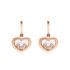 83A611-5301 | Chopard Happy Diamonds Icons Rose Gold Diamond Earrings