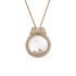 795020-5301 | Chopard Happy Diamonds Icons Rose Gold Pave Pendant 