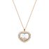 799471-5001 | Chopard Happy Diamonds Icons Rose Gold Diamond Pendant 