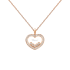 79A038-5201 | Chopard Happy Diamonds Icons Rose Gold Diamond Pendant 