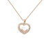 Chopard Happy Diamonds Icons Rose Gold Diamond Pendant 79A038-5201