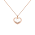 79A039-5001|Buy Chopard Happy Diamonds Icons Rose Gold Diamond Pendant