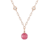 79A619-5701|Chopard Happy Diamonds Planet Rose Gold Rhodochrosite Pendant