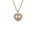 797209-5001 | Chopard Happy Diamonds Rose Gold Diamond Pendant Size M