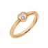 829081-5109 |Buy Chopard Happy Diamonds Rose Gold Diamond Ring Size 52