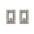 836729-1002 Chopard Happy Diamonds White Gold Diamond Earrings Size S