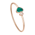 857482-5105 | Chopard Happy Hearts Rose Gold Malachite Bangle Size S