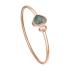 857482-5306 | Chopard Happy Hearts Rose Gold Black Pearl Bangle Size M