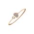 857482-5307 | Chopard Happy Hearts Rose Gold Black Pearl Bangle Size L