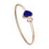 857482-5502 |Chopard Happy Hearts Rose Gold Lapis Lazuli Bangle Size S