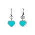 837482-1410 | Buy Chopard Happy Hearts White Gold Turquoise Earrings