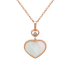 Chopard Happy Hearts Rose Gold Mother-of-Pearl Pendant 797482-5301