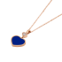 Chopard Happy Hearts Rose Gold Lapis Lazuli Pendant 797482-5501