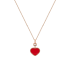 797482-5801 | Buy Chopard Happy Hearts Rose Gold Red Stone Pendant