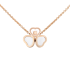 Chopard Happy Hearts Rose Gold Pearl Diamond Pendant 81A083-5311