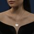 Chopard Happy Hearts Rose Gold Mother-of-Pearl Diamond Pendant 79A075-5301