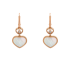 837482-5310 | Chopard Happy Hearts Rose Gold Mother-of-Pearl Earrings