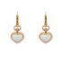 Chopard Happy Hearts Rose Gold Mother-of-Pearl Earrings 837482-5310