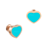 Chopard Happy Hearts Rose Gold Turquoise Earrings 839482-5401