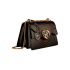 Chopard Happy Hearts Rainbow Black Leather Shoulder Bag 95000-0954