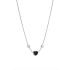 81A082-1201 |Buy Chopard Happy Hearts White Gold Onyx Diamond Pendant 