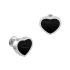 Chopard Happy Hearts White Gold Onyx Earrings 839482-1201