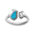 Chopard Happy Hearts White Gold Turquoise Diamond Ring 829482-1410