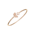 85A083-5702 | Buy Online Chopard Happy Hearts Wings Rose Gold Diamond Bangle