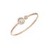 858230-9003|Chopard Happy Spirit Rose&White Gold Diamond Bangle Size L