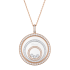 798232-9003 | Chopard Happy Spirit Rose and White Gold Diamond Pendant