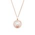 798231-9001|Chopard Happy Spirit Rose Gold &White Gold Diamond Pendant