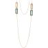 Chopard Ice Cube Rose Gold and Green Ceramic Pendant 819895-9006