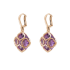 Chopard IMPERIALE Cocktail Rose Gold Amethyst Earrings 839563-5002