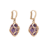 Chopard IMPERIALE Cocktail Rose Gold Amethyst Earrings 839563-5002