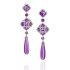 849570-1001|Buy Chopard IMPERIALE White Gold Amethyst Diamond Earrings