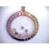 799439-5801 |Buy Chopard Joaillerie Rose Gold Sapphire Diamond Pendant