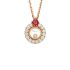 799466-5791 | Buy Chopard Joaillerie Rose Gold Ruby Diamond Pendant 