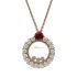 799466-5891 | Buy Chopard Joaillerie Rose Gold Ruby Diamond Pendant 