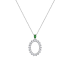 79A061-1401 |Buy Chopard L'Heure du Diamant White Gold Emerald Pendant