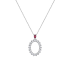 79A061-1301|Chopard L'Heure du Diamant White Gold Ruby Diamond Pendant