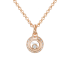 Chopard Miss Happy Rose Gold Diamond Pendant 799012-5001