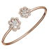 858347-5003 | Buy Online Chopard Precious Lace Mini-Frou-Frou Rose Gold Diamond Bangle Size L