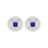 RGE648 |Buy Online Graff Bullseye White Gold Sapphire Diamond Earrings