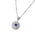 RGP324 | Buy Online Graff Bullseye White Gold Sapphire Diamond Pendant