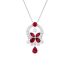 RGP272 | Buy Online Graff Butterfly White Gold Ruby Diamond Pendant