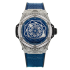 415.NX.7179.VR.1704.MXM18 | Hublot Big Bang Sang Bleu Unico Titanium Blue Pave watch. Buy Online